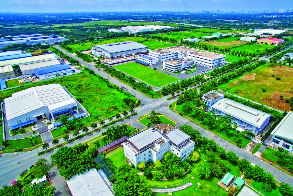 Toàn cảnh Khu công nghiệp Long Hậu tại Long An